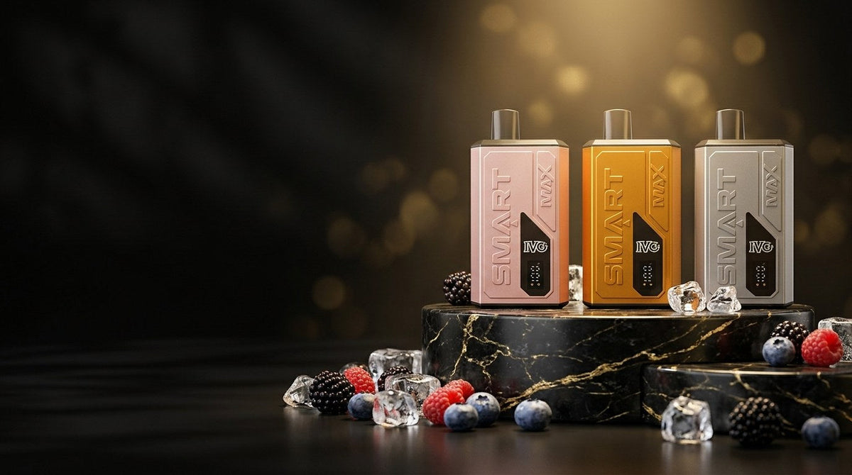 Refillable pod kits on a premium display