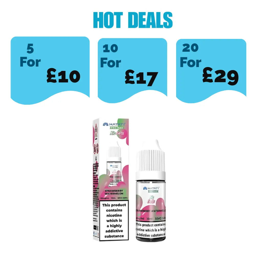 Hayati Pro Max NIC Salt 10ml E-liquid - Strawberry Watermelon