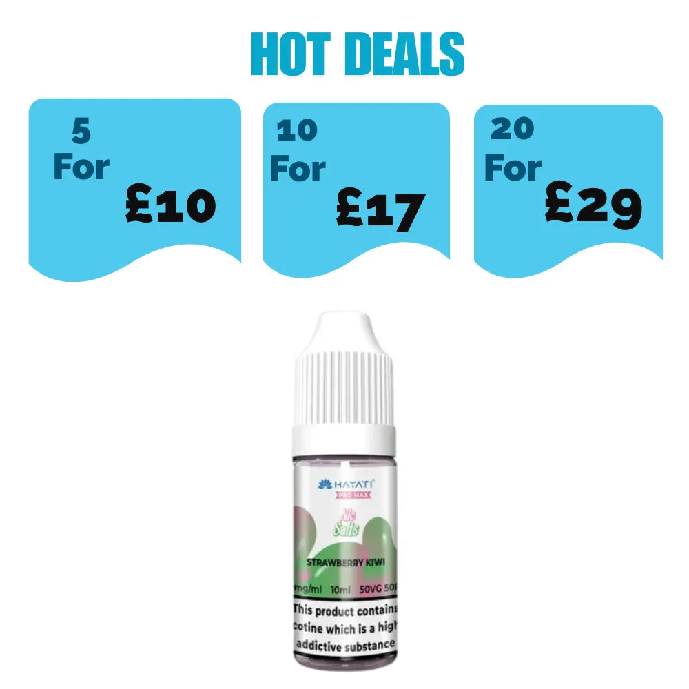 Hayati Pro Max NIC Salt 10ml E-liquid - Strawberry Kiwi
