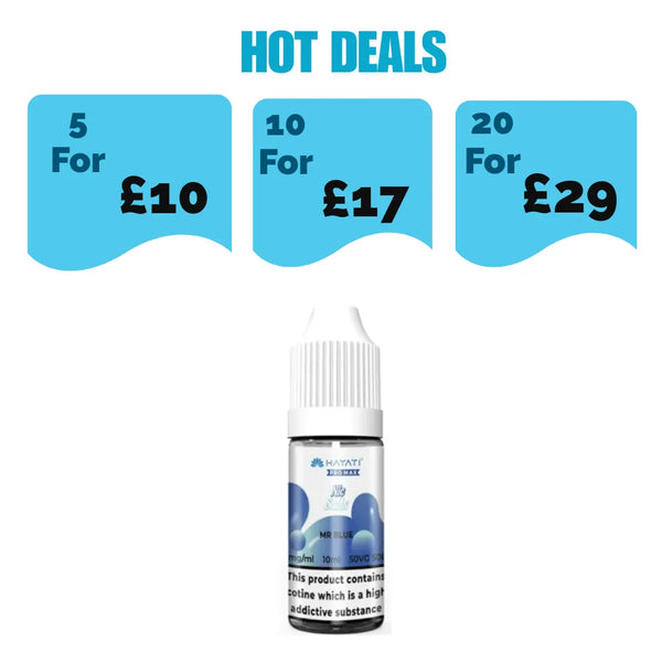 Hayati Pro Max NIC Salt 10ml E-liquid - Mr Blue