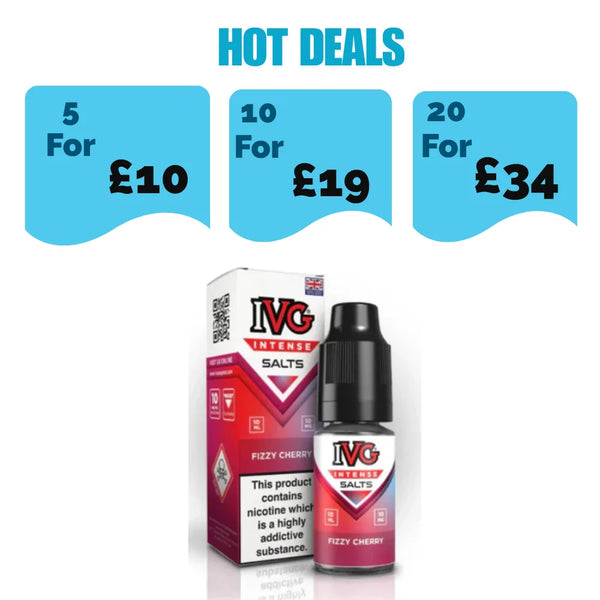 IVG Intense Nic Salts - Fizzy Cherry