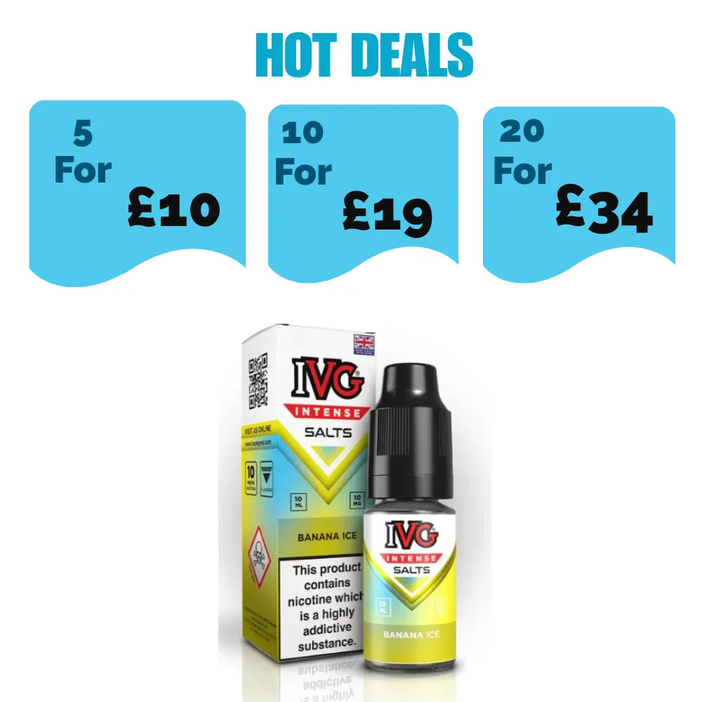 IVG Intense Nic Salts - Banana Ice