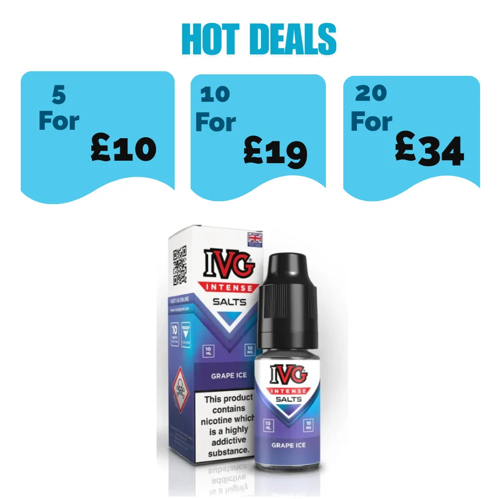 IVG Intense Nic Salts - Grape Ice