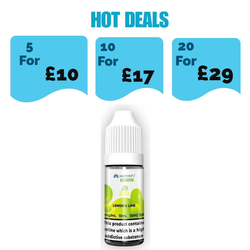 Hayati Pro Max NIC Salt 10ml E-liquid - Lemon & Lime