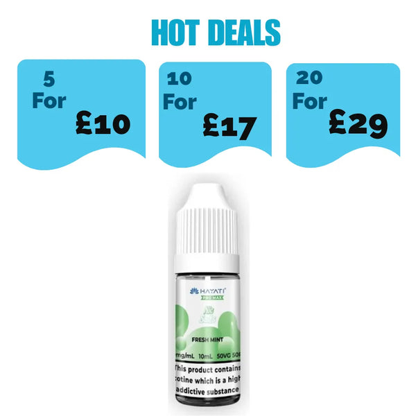 Hayati Pro Max NIC Salt 10ml E-liquid - Fresh Mint