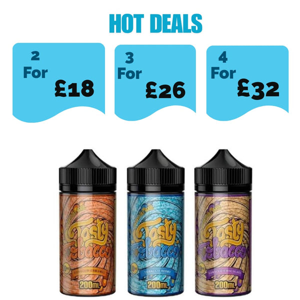 Tasty Tobacco Shortfill 200ml E-Liquid