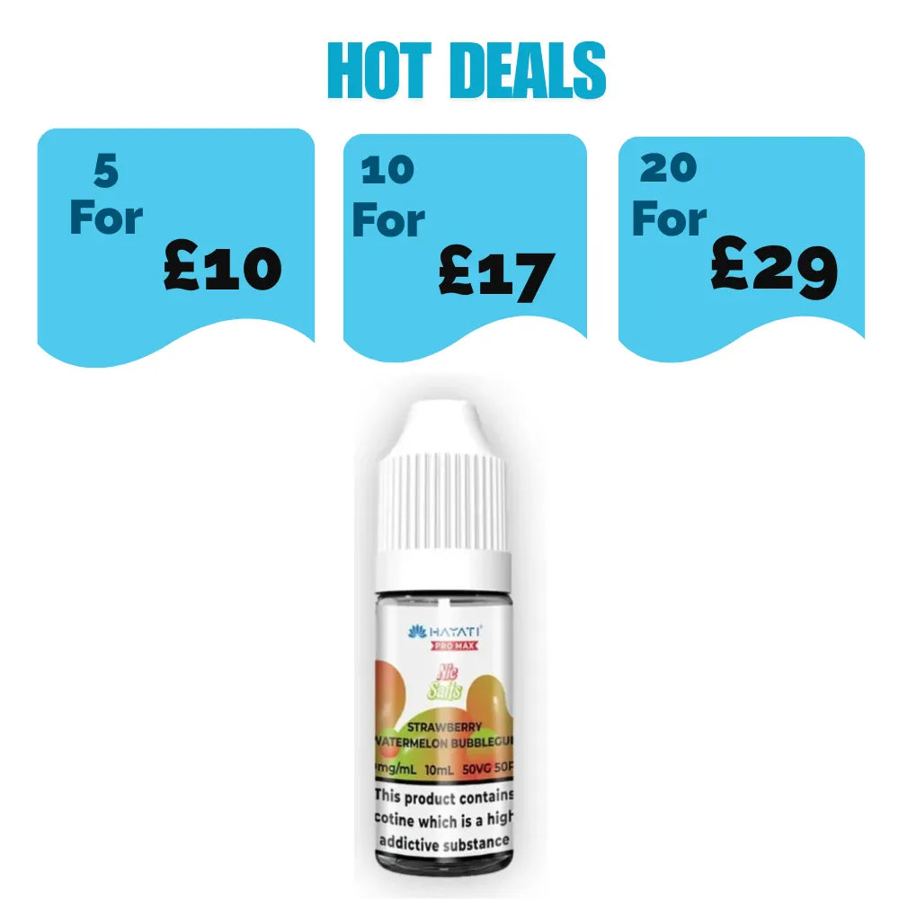Hayati Pro Max NIC Salt 10ml E-liquid - Strawberry Watermelon Bubblegum