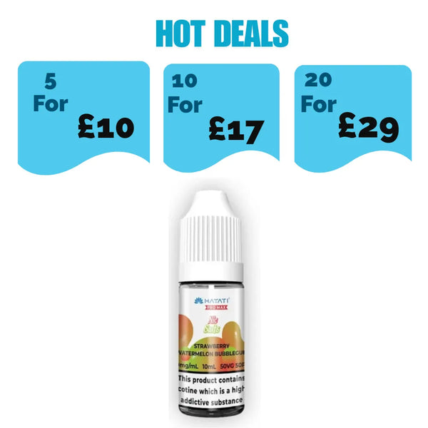 Hayati Pro Max NIC Salt 10ml E-liquid - Strawberry Watermelon Bubblegum