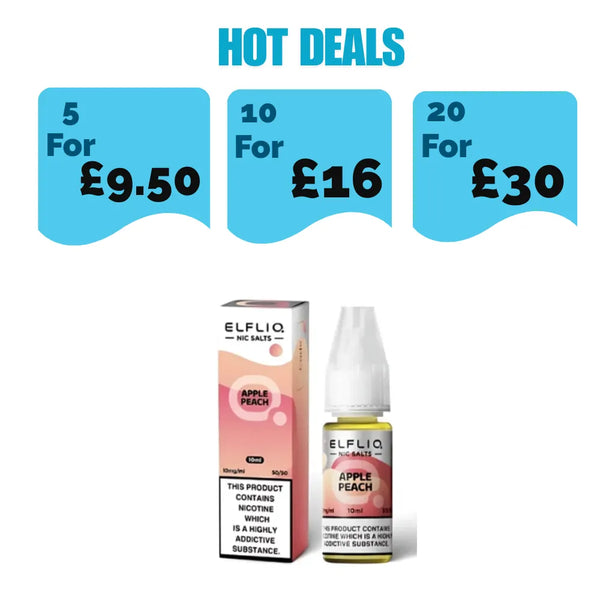 Elf Bar ElfLiq Apple Peach 10ml Nic Salt