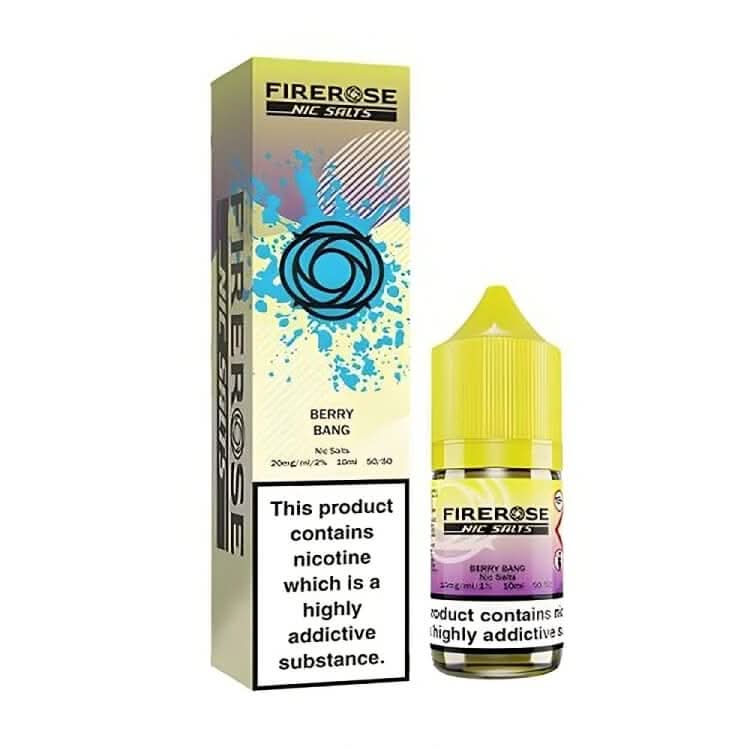 Firerose 5000 Nic Salt E-Liquid 10ml - Berry Bang