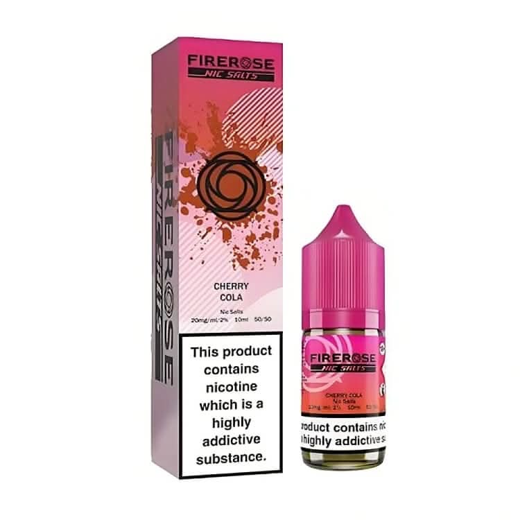 Firerose 5000 Nic Salt E-Liquid 10ml - Cherry Cola