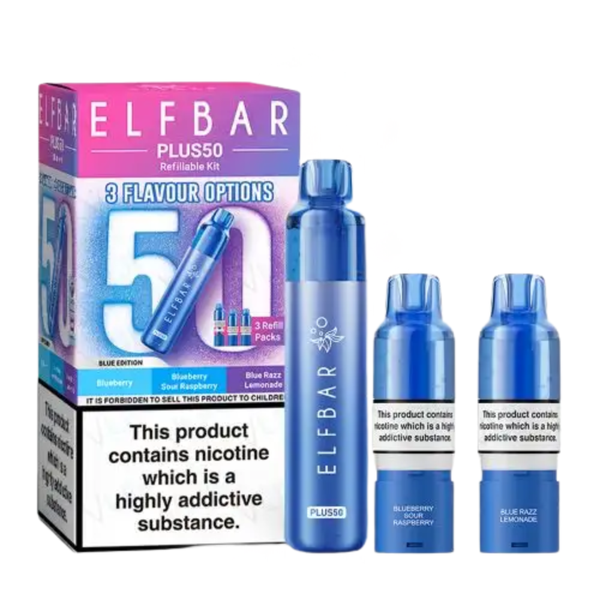 Elf Bar Plus 50 Prefilled Pod Kit - Pack Of 5