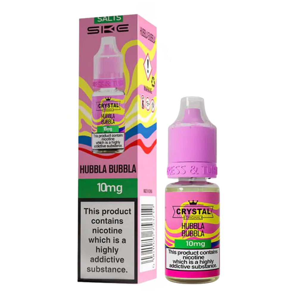 Hubbla Bubbla Nic Salt E-Liquid by SKE Crystal Original 10ml