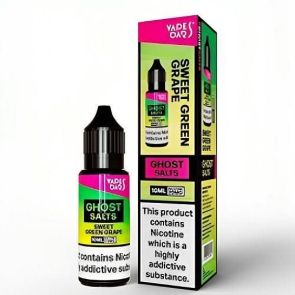 Vapes Bar Ghost Salts 10ml Nic Salt - Sweet Green Grape