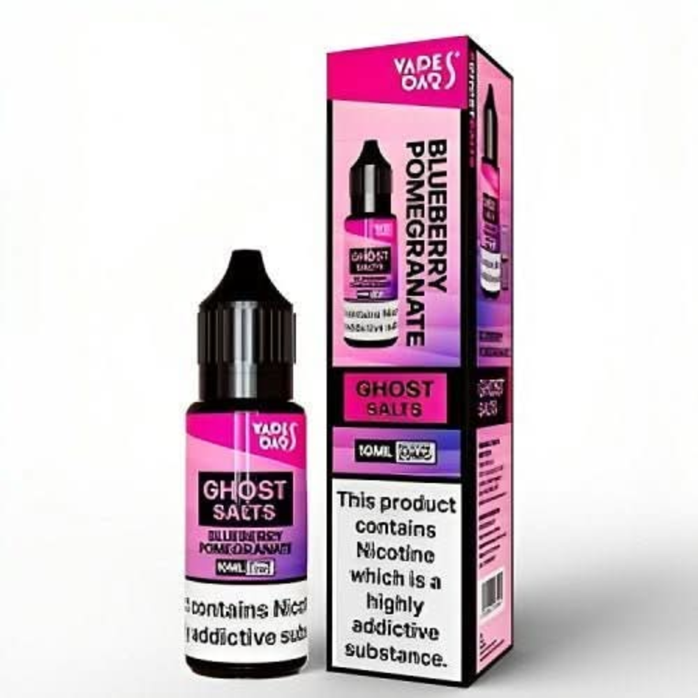 Vapes Bar Ghost Salts 10ml Nic Salt E-liquid - Blueberry Pomegranate