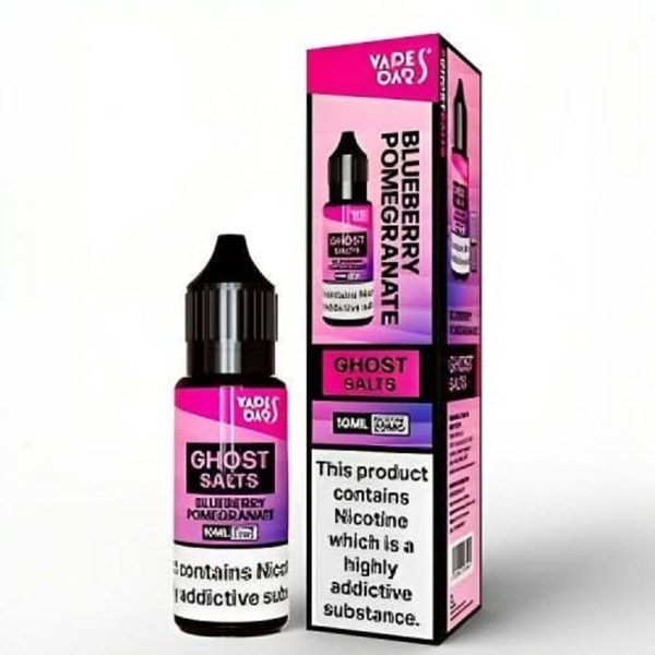 Vapes Bar Ghost Salts 10ml Nic Salt E-liquid - Blueberry Pomegranate