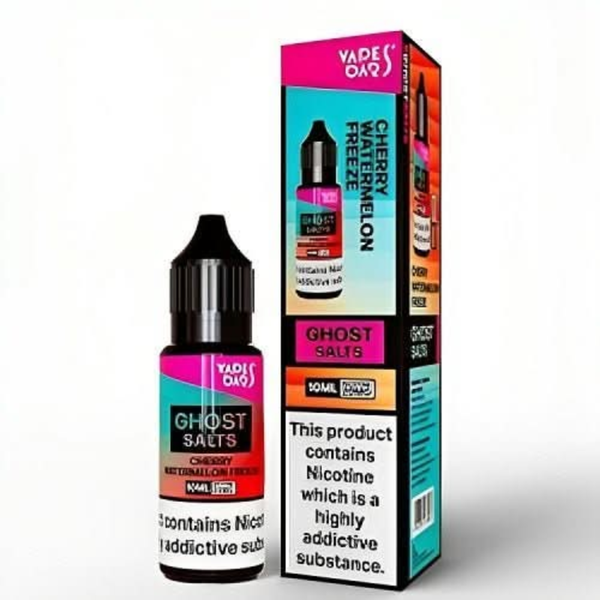 Vapes Bar Ghost Salts 10ml Nic Salt E-liquid - Cherry Watermelon Freeze