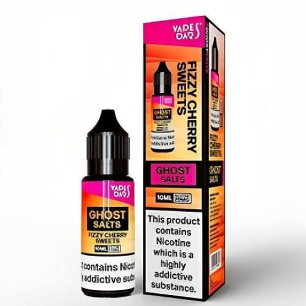 Vapes Bar Ghost Salts 10ml Nic Salt E-liquid - Fizzy Cherry Sweets