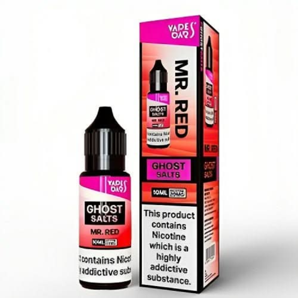 Vapes Bar Ghost Salts 10ml Nic Salt E-liquid - Mr Red