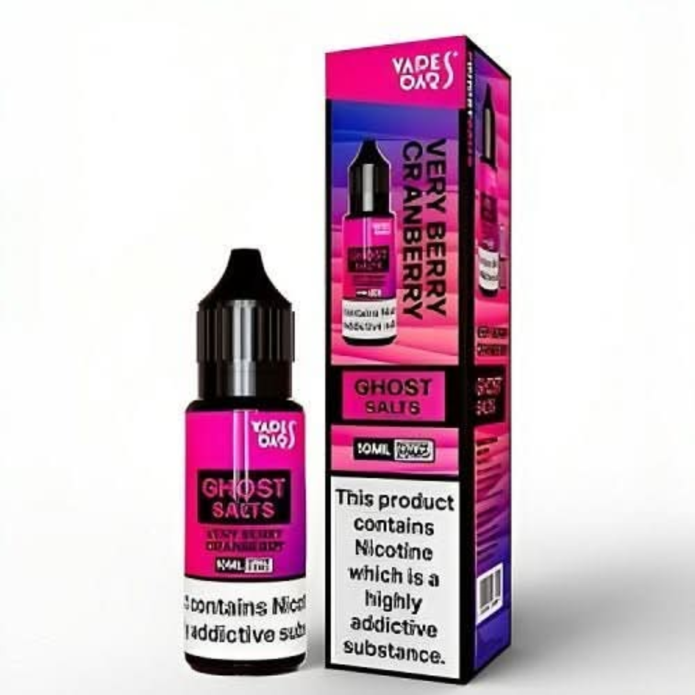 Vapes Bar Ghost Salts 10ml Nic Salt E-liquid - Very Berry Cranberry