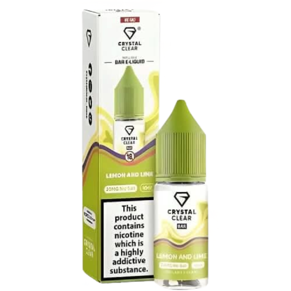 Crystal Clear 10ml Nic Salt - Lemon & Lime