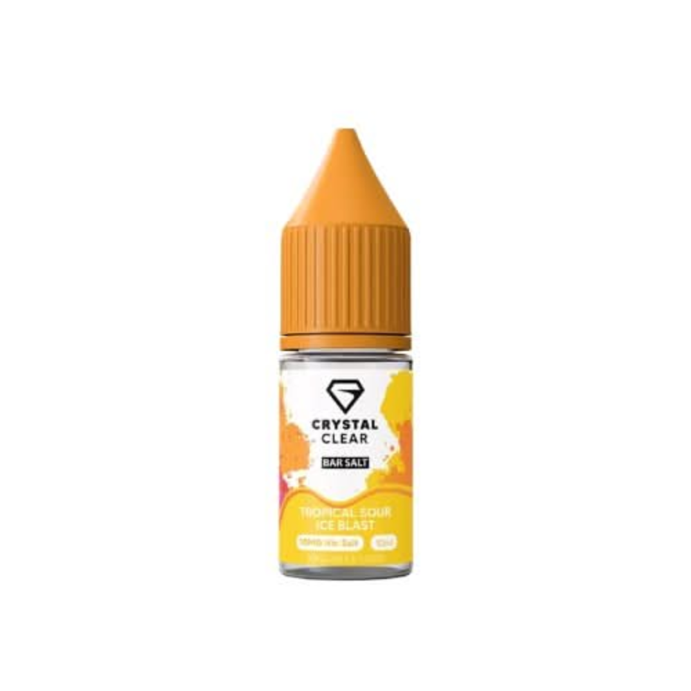Crystal Clear 10ml Nic Salt - Tropical Sour Ice Blast