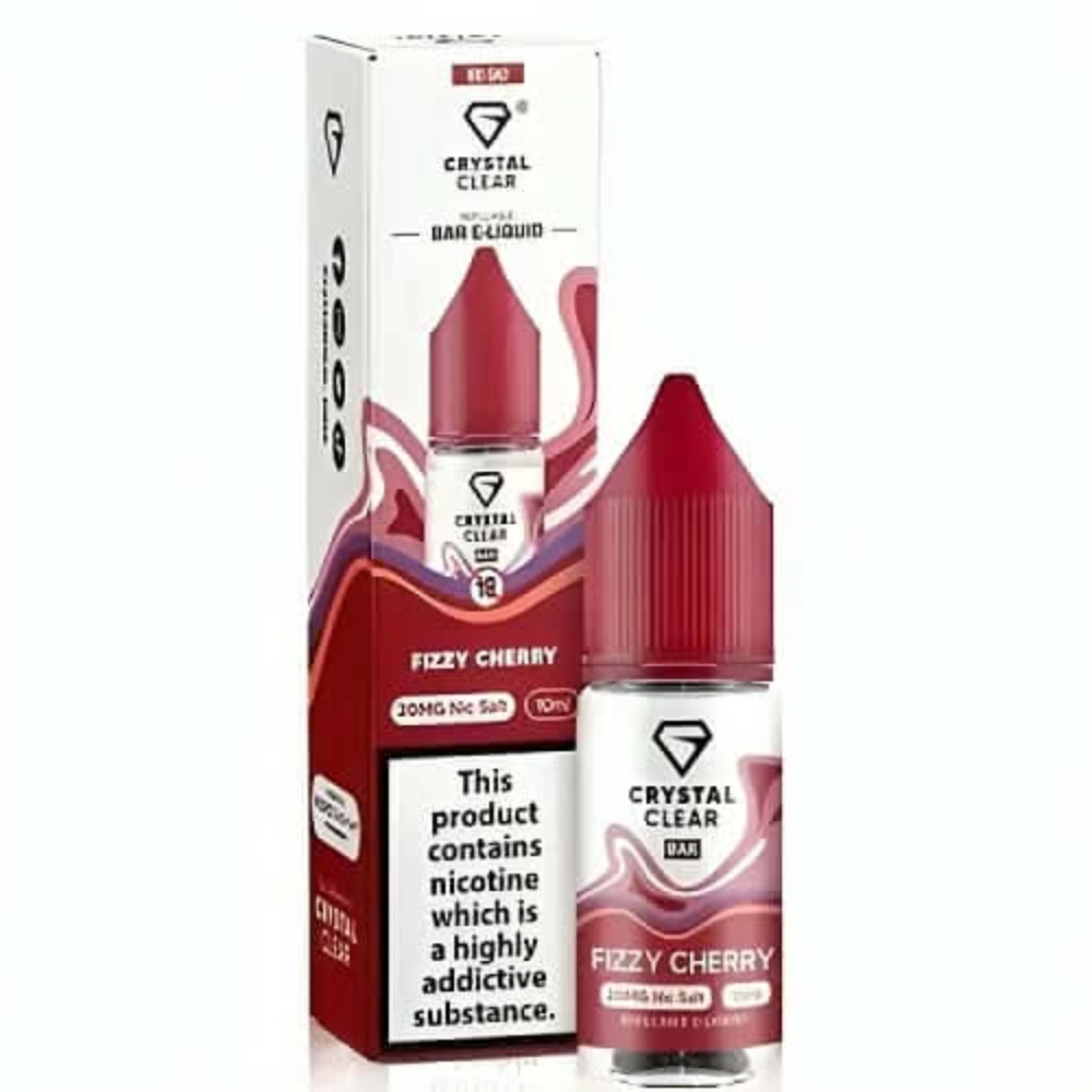 Crystal Clear 10ml Nic Salt - Fizzy Cherry