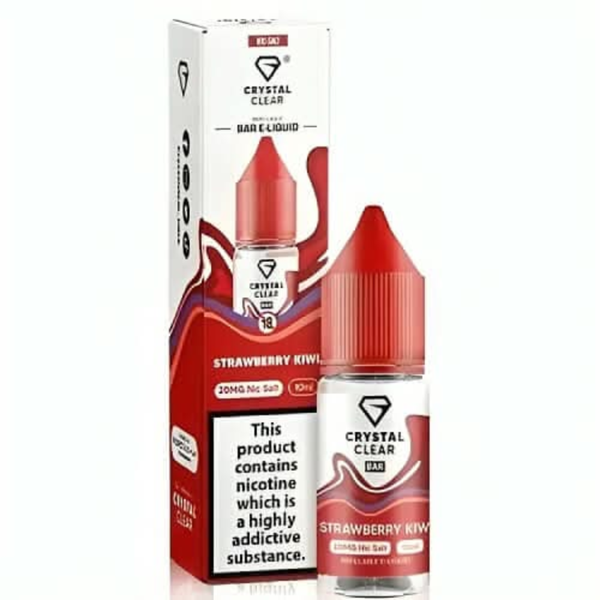 Crystal Clear 10ml Nic Salt - Strawberry Kiwi