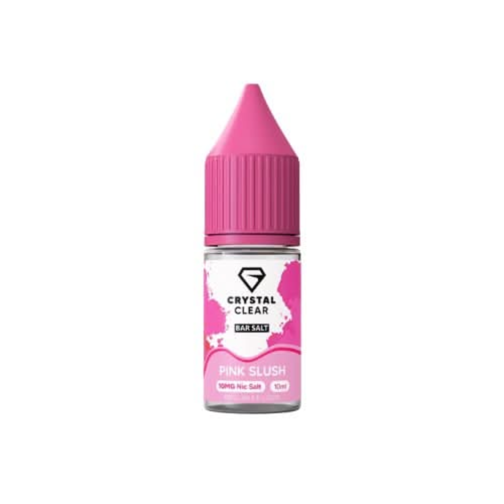 Crystal Clear 10ml Nic Salt - Pink Slush