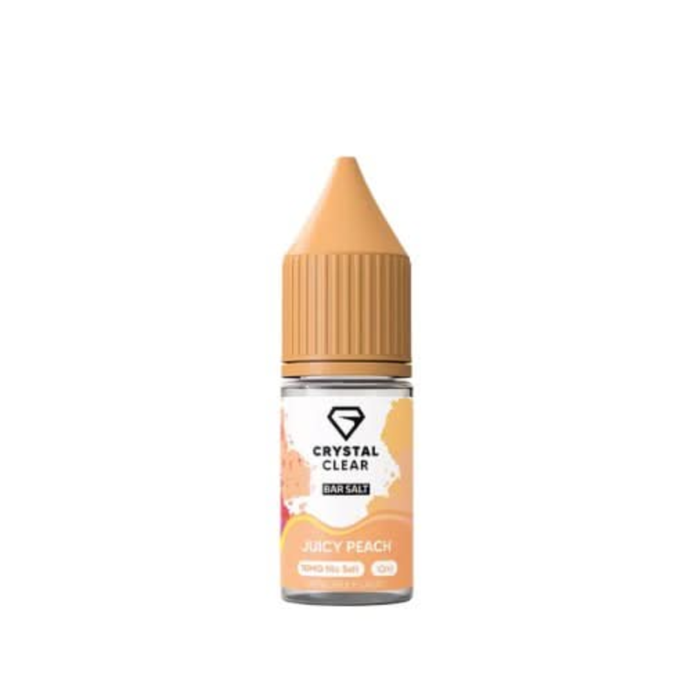 Crystal Clear 10ml Nic Salt - Juicy Peach