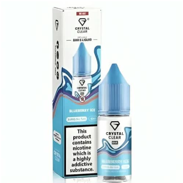Crystal Clear 10ml Nic Salt - Blueberry Ice