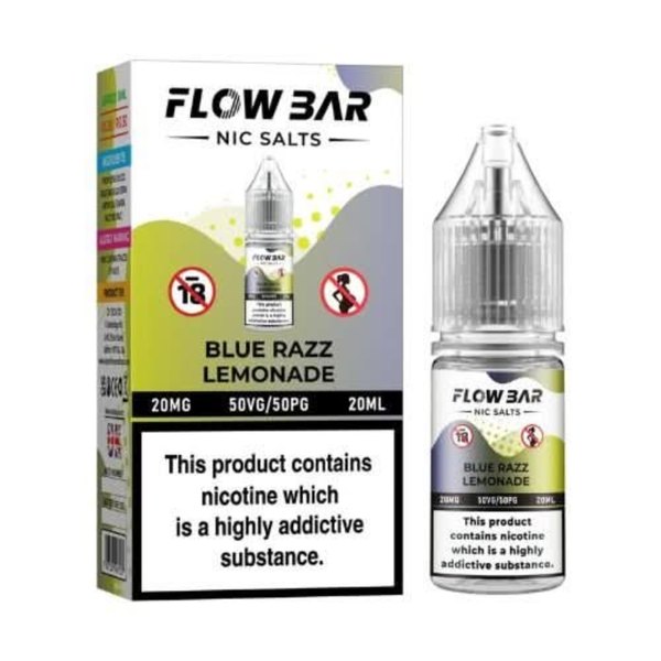 Flow Bar Nic Salts 10ml - Blue Razz Lemonade
