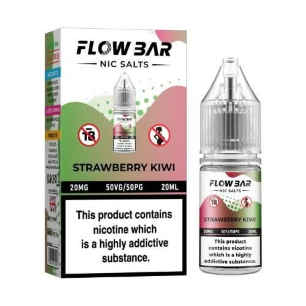 Flow Bar Nic Salts 10ml - Strawberry Kiwi