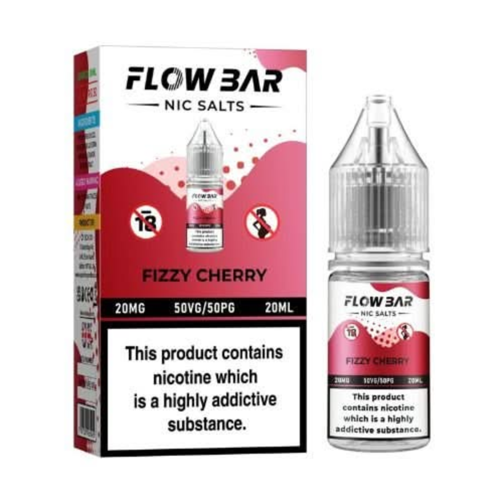 Flow Bar Nic Salts 10ml - Fizzy Cherry