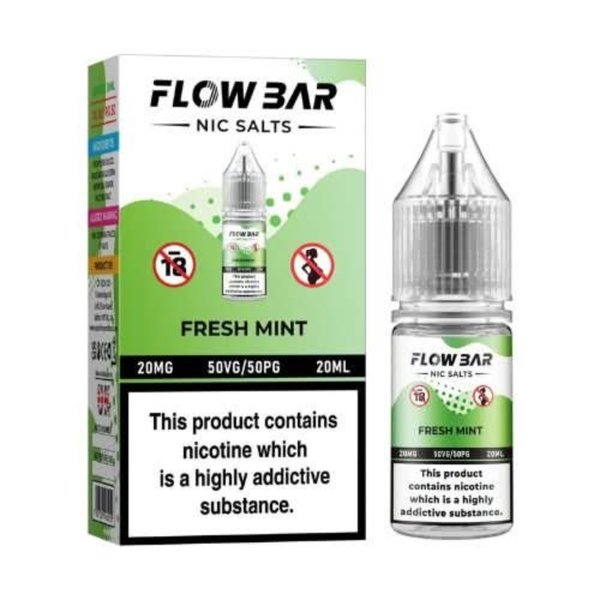 Flow Bar Nic Salts 10ml - Fresh Mint