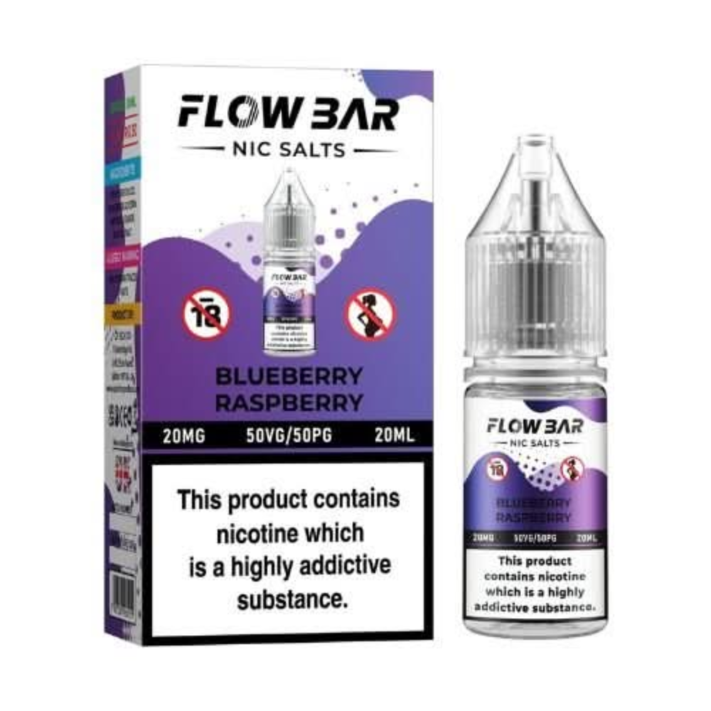 Flow Bar Nic Salts 10ml - Blueberry Raspberry