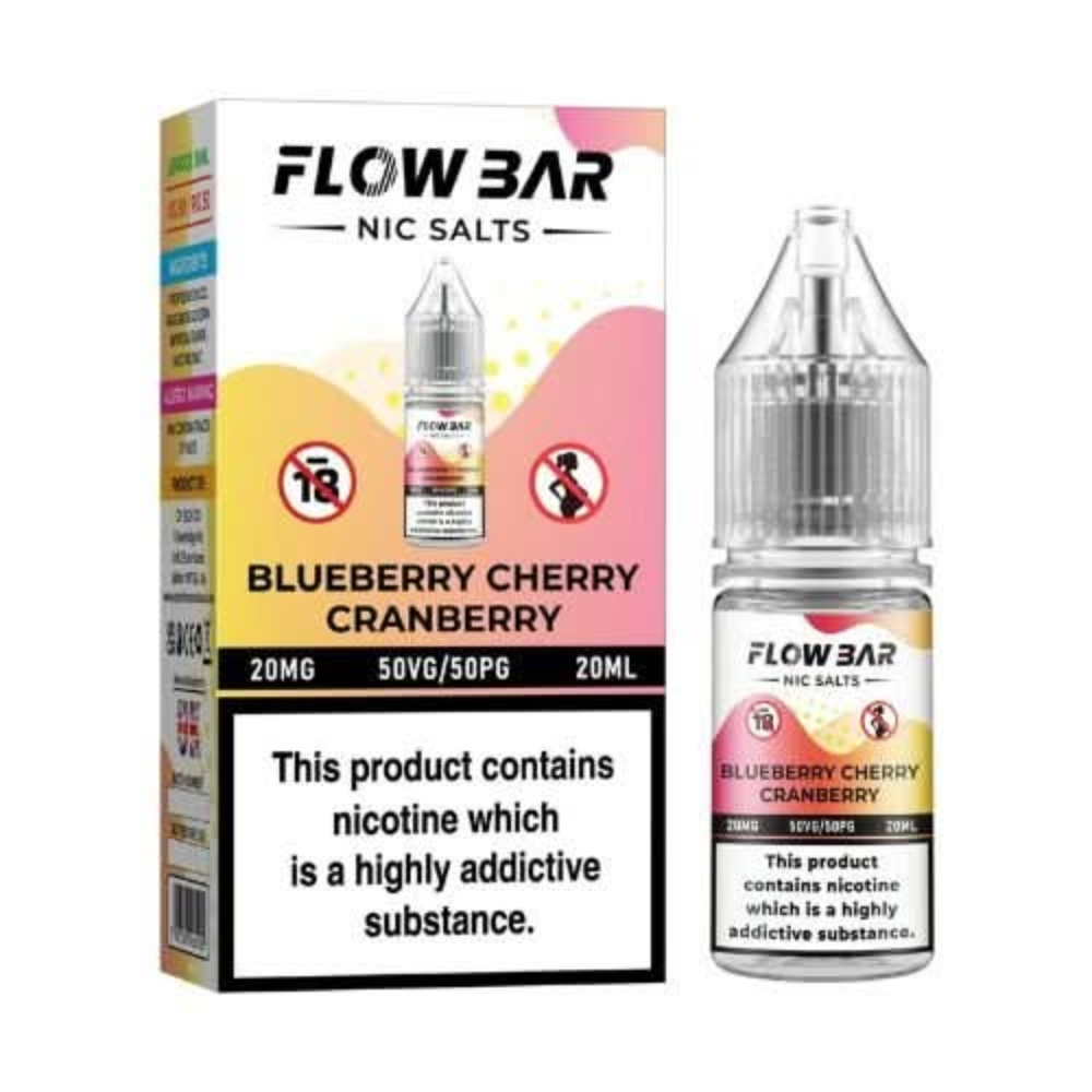 Flow Bar Nic Salts 10ml - Blue Cherry Cranberry
