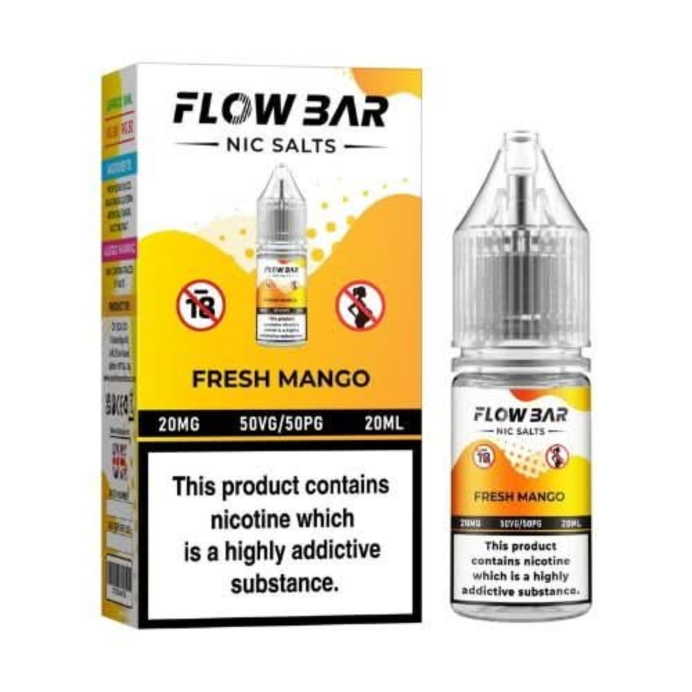 Flow Bar Nic Salts 10ml - Fresh Mango