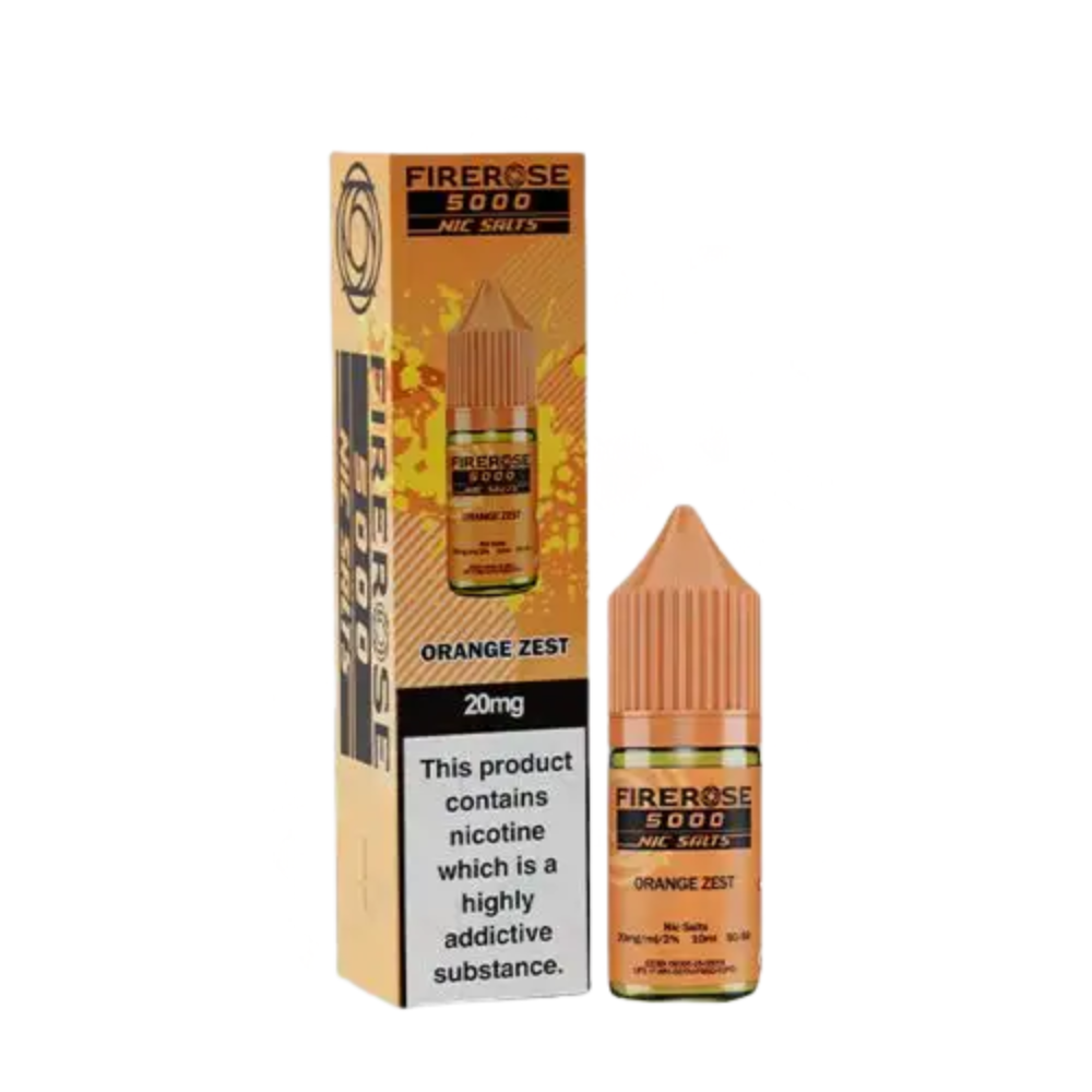 Firerose 5000 Nic Salt E-Liquid 10ml - Orange Zest