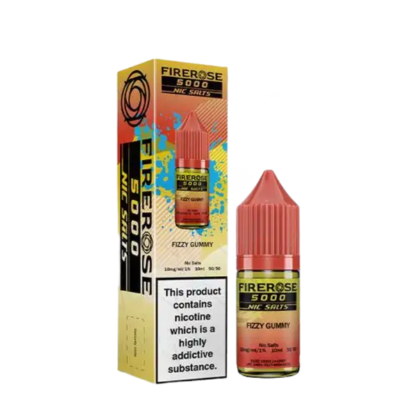 Firerose 5000 Nic Salt E-Liquid 10ml - Fizzy Gummy