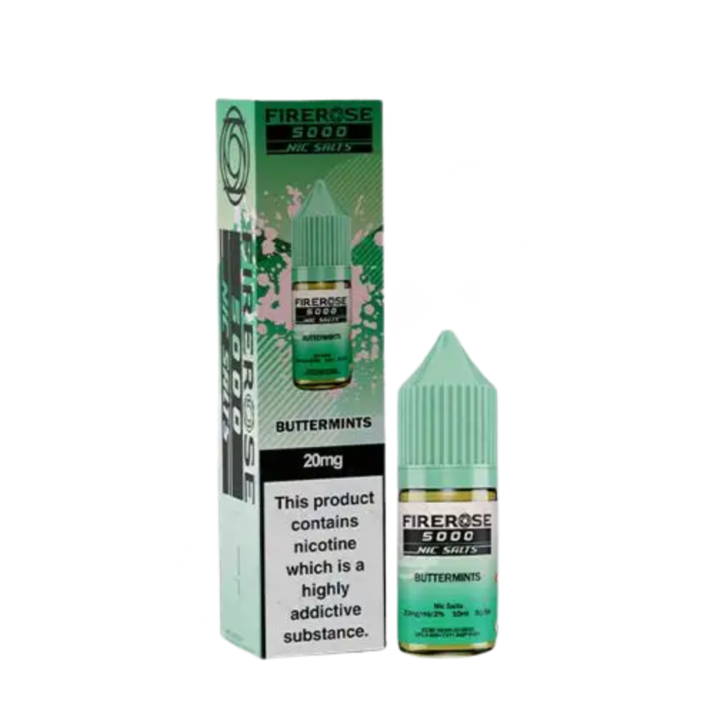 Firerose 5000 Nic Salt E-Liquid 10ml - Butter Mints