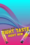 Promotional graphic for Crystal Pro CP 10K vape device with colorful background