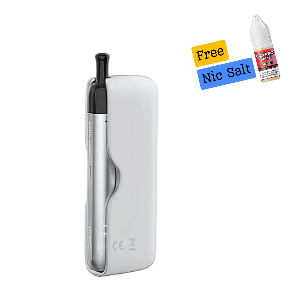 Voopoo Doric Galaxy Pod Kit - Silver & White