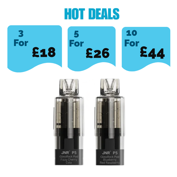 JNR P5 100k GlassRock Prefilled Pods
