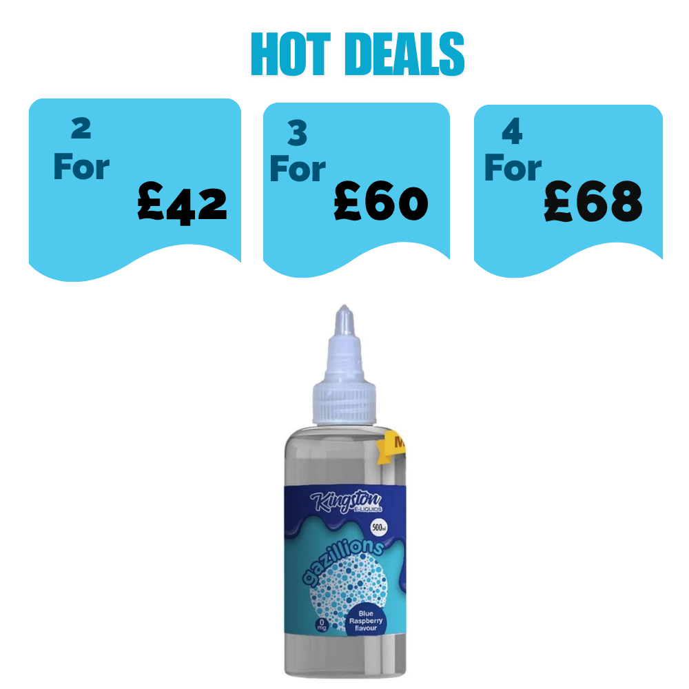 Blue Raspberry E-Liquid By Kingston 500ml