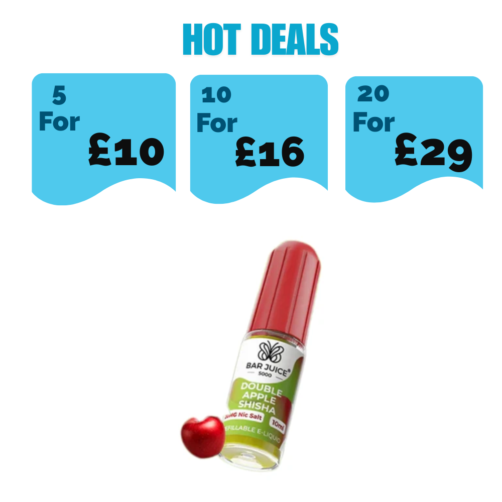 Bar juice 5000 nic salt 10ml - Double Apple Sisha