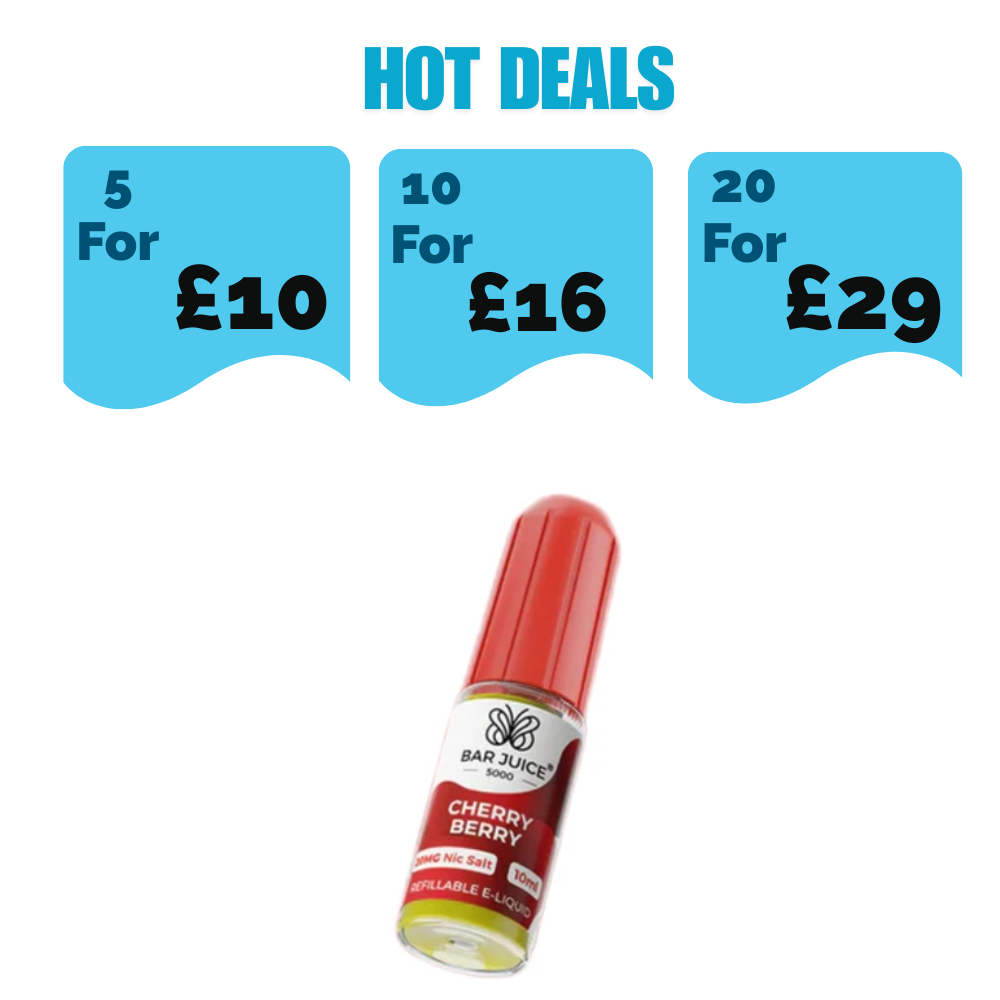 Bar Juice 5000 Nic Salt 10ml - Cherry Berry