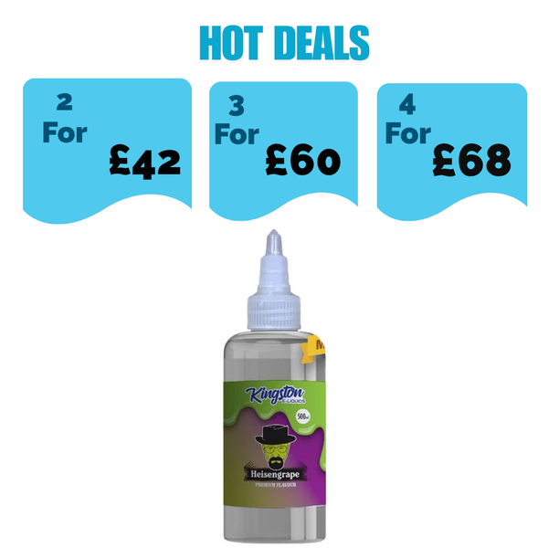 Kingston E-liquids chuckleberry Range 500ml Shortfill