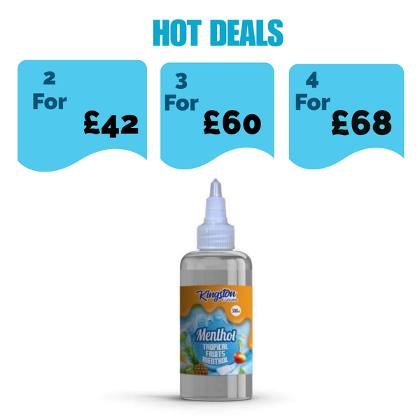 Kingston E-liquids Menthol 500ml Shortfill
