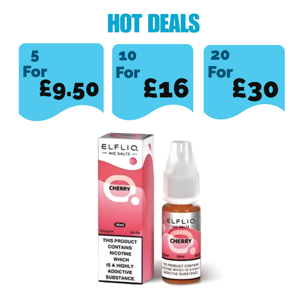 Elf Bar Elfliq Cherry 10ml Nic Salt